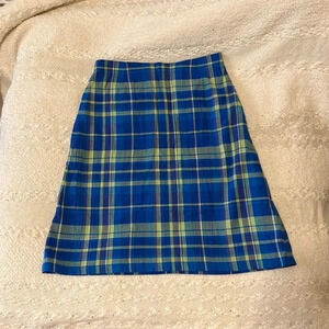 Vintage‎ Liz Claiborne Sport plaid skirt